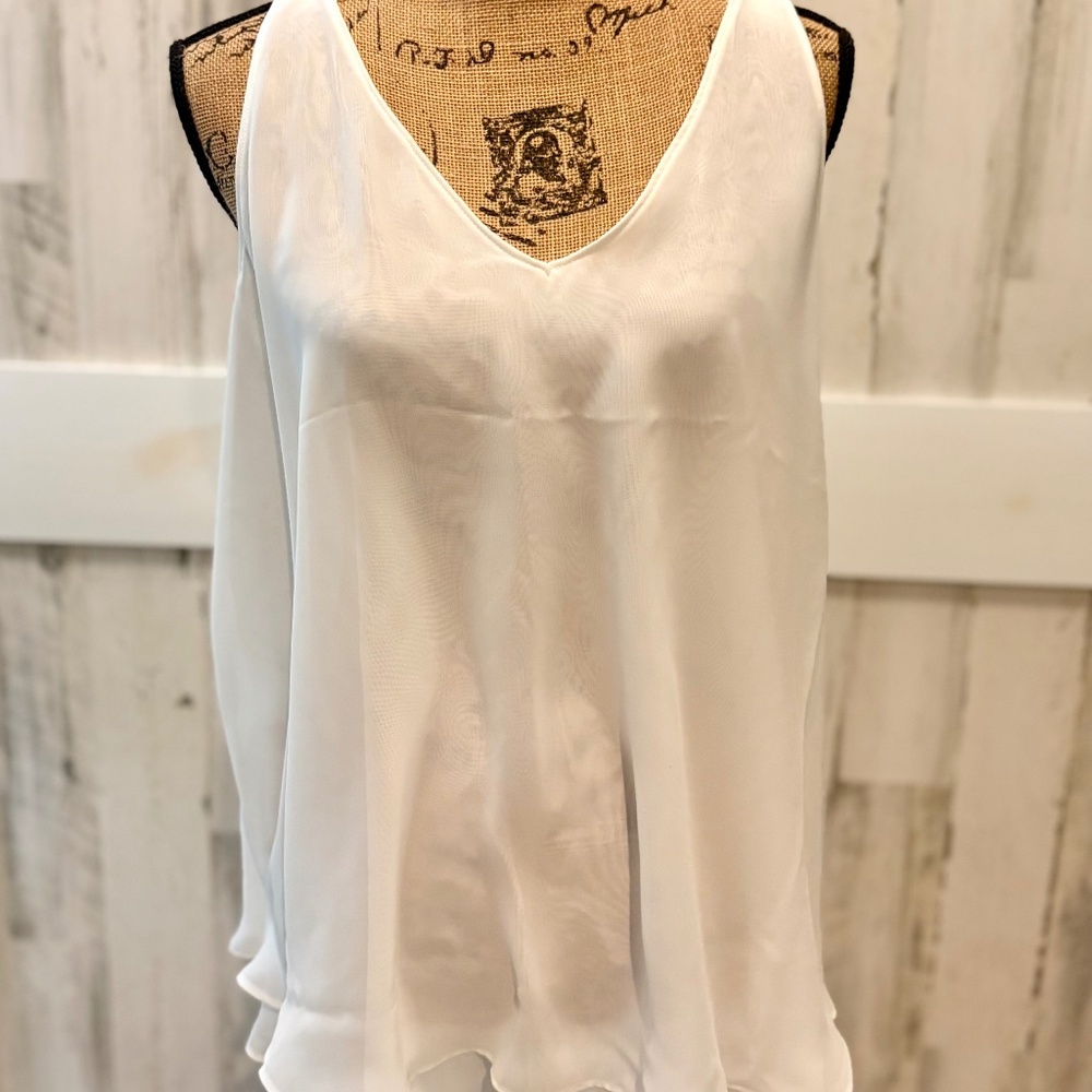 LANE BRYANT SIZE 14 TOP NWT - WHITE